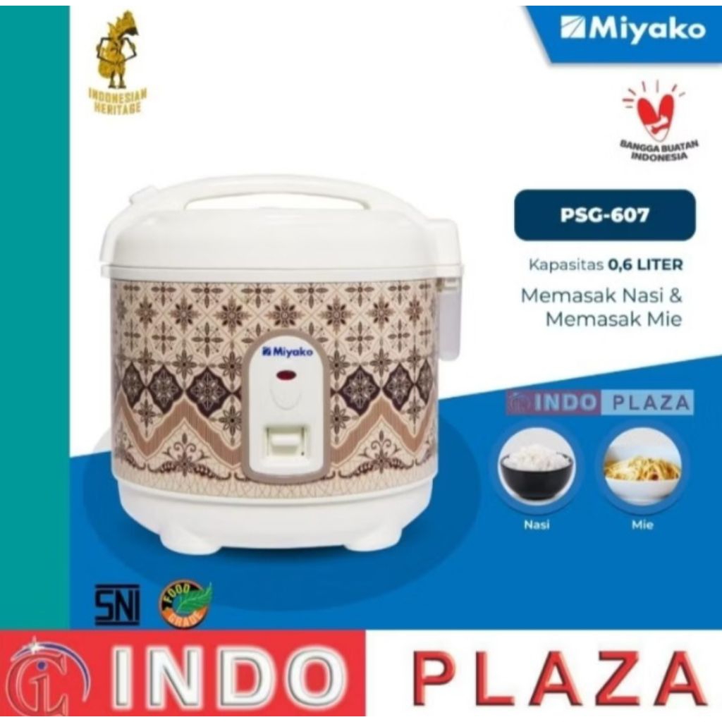 RICE COOKER MIYAKO PSG-607 0.6 Liter