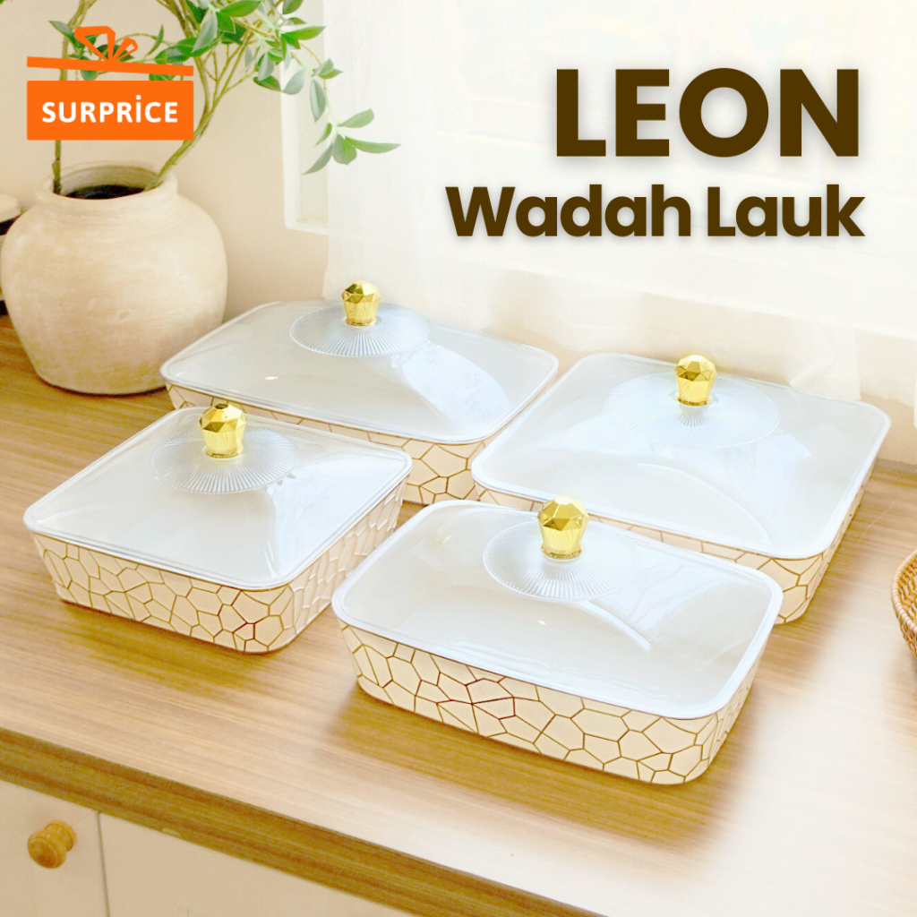 Surprice NARA Set Nampan Leon Kotak / Nampan Panjang dan Kotak / Nampan Motif Aesthetic
