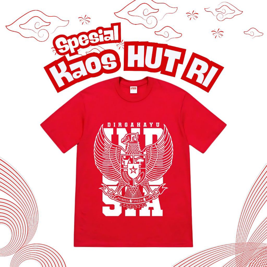 Kaos 17 Agustus Desain Bebas – Bisa Pakai Nama Komunitas