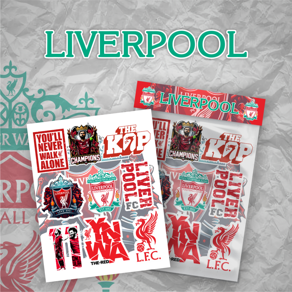 

Sticker Pack Club Liverpool Premium | Sticker Koper Sticker Tumbler Laptop Helm Casing Phone Tumbler
