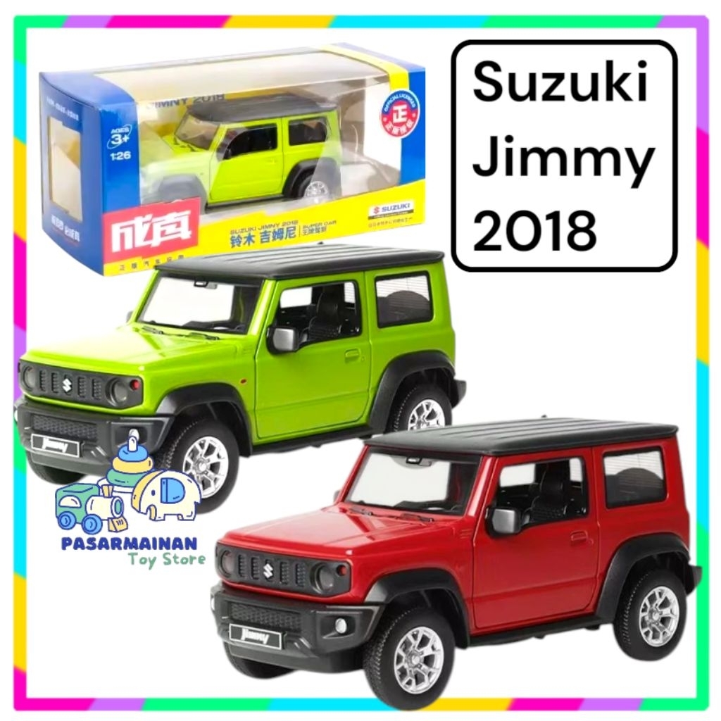 Mainann Mobil Diecast SUZUKI Jimny Alloy Car Diecast Off-Road Vehicle Metal