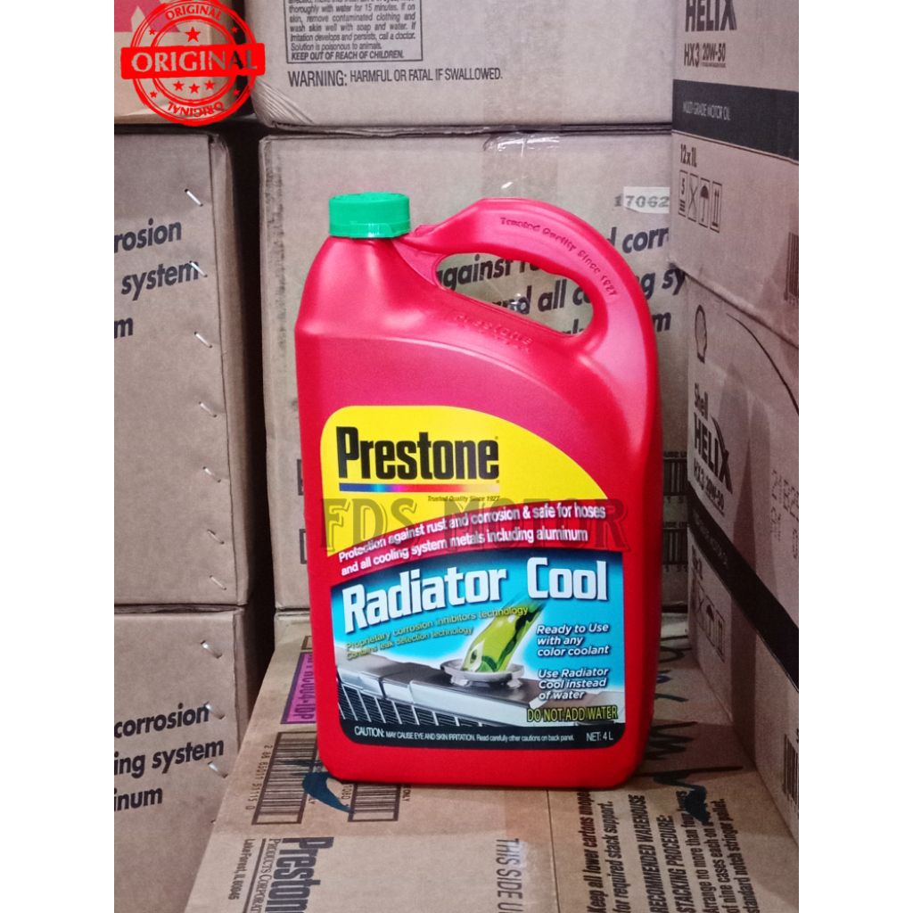 AIR RADIATOR COOLANT HIJAU PRESTONE 4 LITER