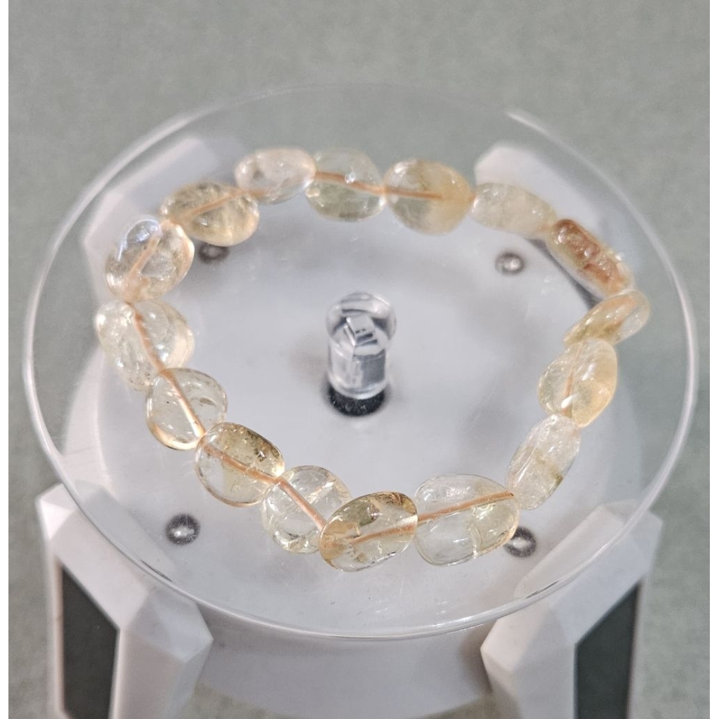 Gelang Batu Alam Citrine Freeform 10-12 mm