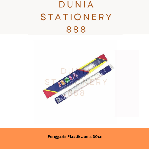 

Penggaris / Rol Plastik Jenia 30cm (12 pcs)