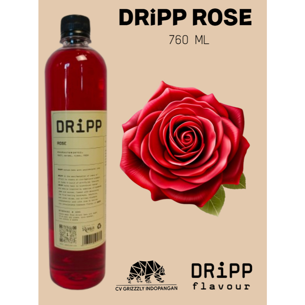 

DRiPP Flavour Rose (Sirup DRiPP Rasa Bunga Mawar)