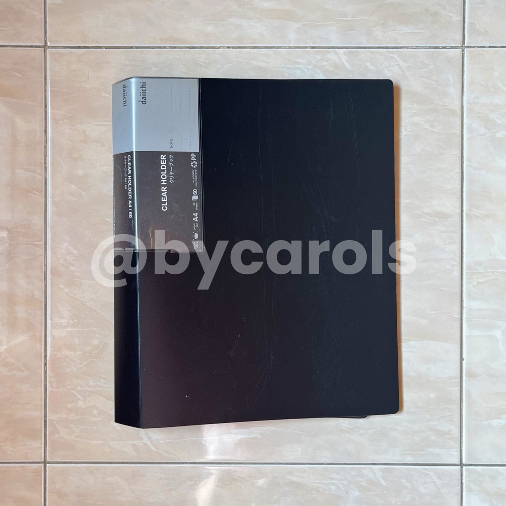 

DAIICHI CLEAR HOLDER A4 60 POCKETS PRELOVED