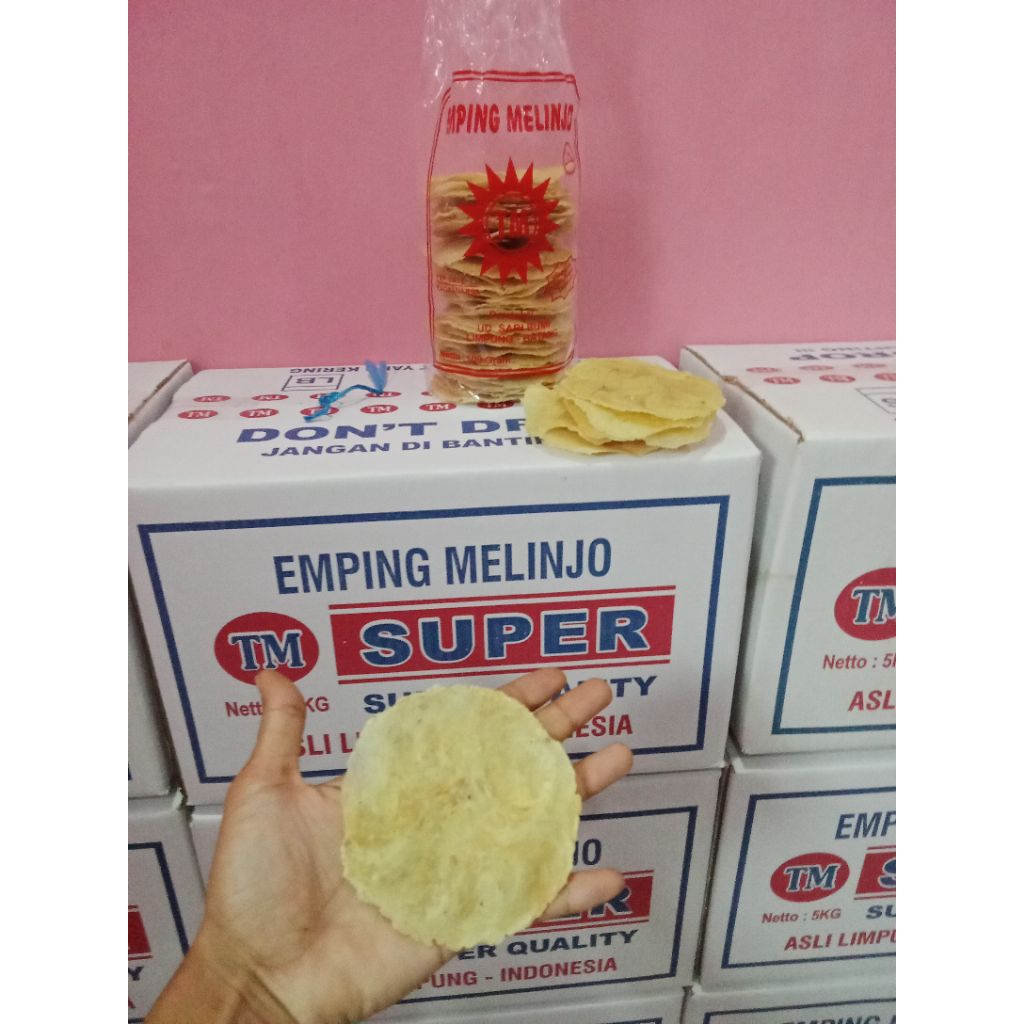 

emping lebar biji 7-8 full kering