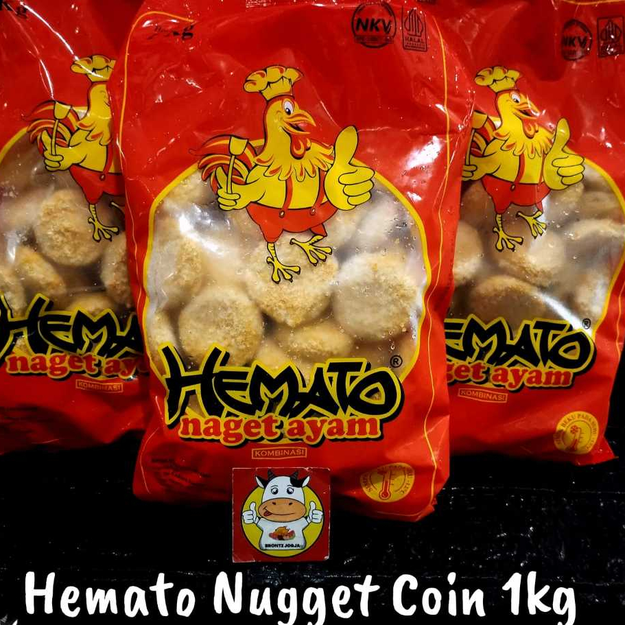 

HEMATO NUGGET AYAM COIN 1KG - FROZEN FOOD - BRONTZ JOGJA