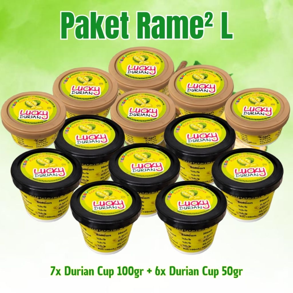 

PAKET RAME RAME L (PROMO DURIAN)