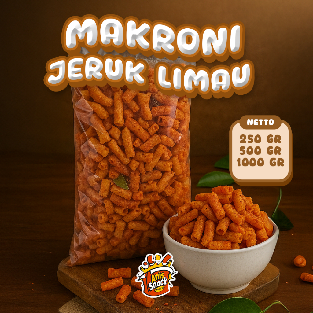 

Makroni Jeruk Limau / Makroni Daun Jeruk / Makroni Pedas Limau