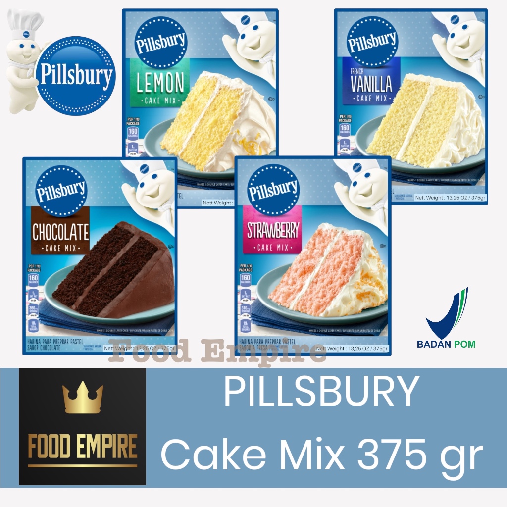 

PILLSBURY Cake Mix 375 gr | Tepung Premiks Kue | Premix instan | USA