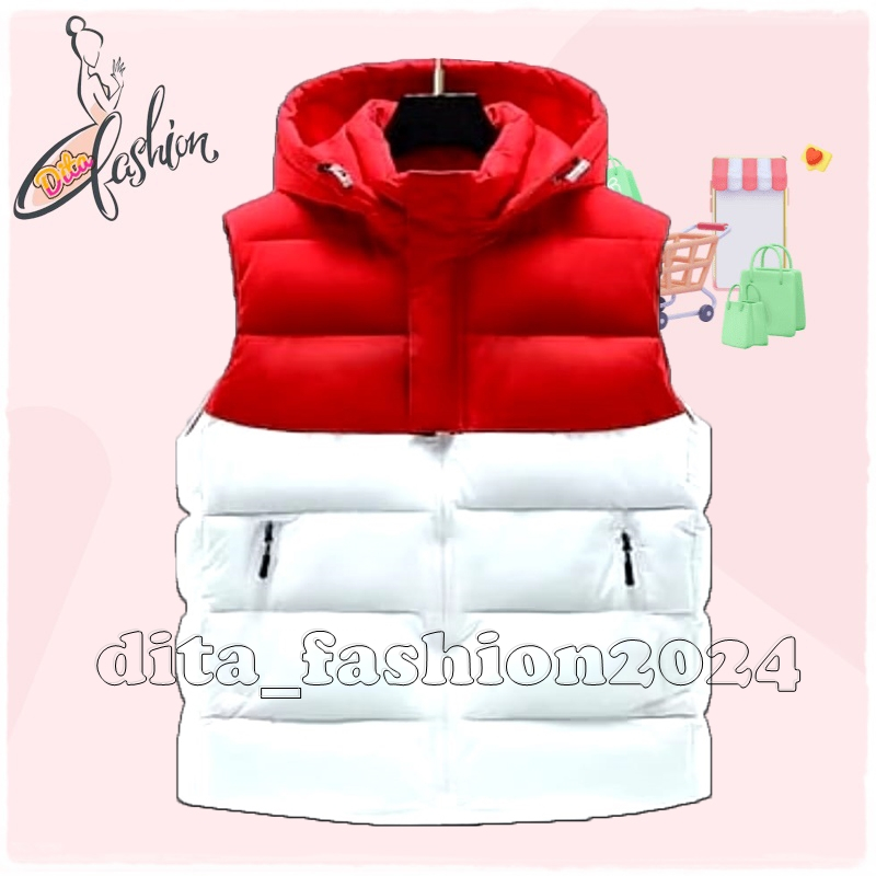 Rompi vers merah putih winter musim dingin salju gunung outdoor keren terbaru parasut polyester pria