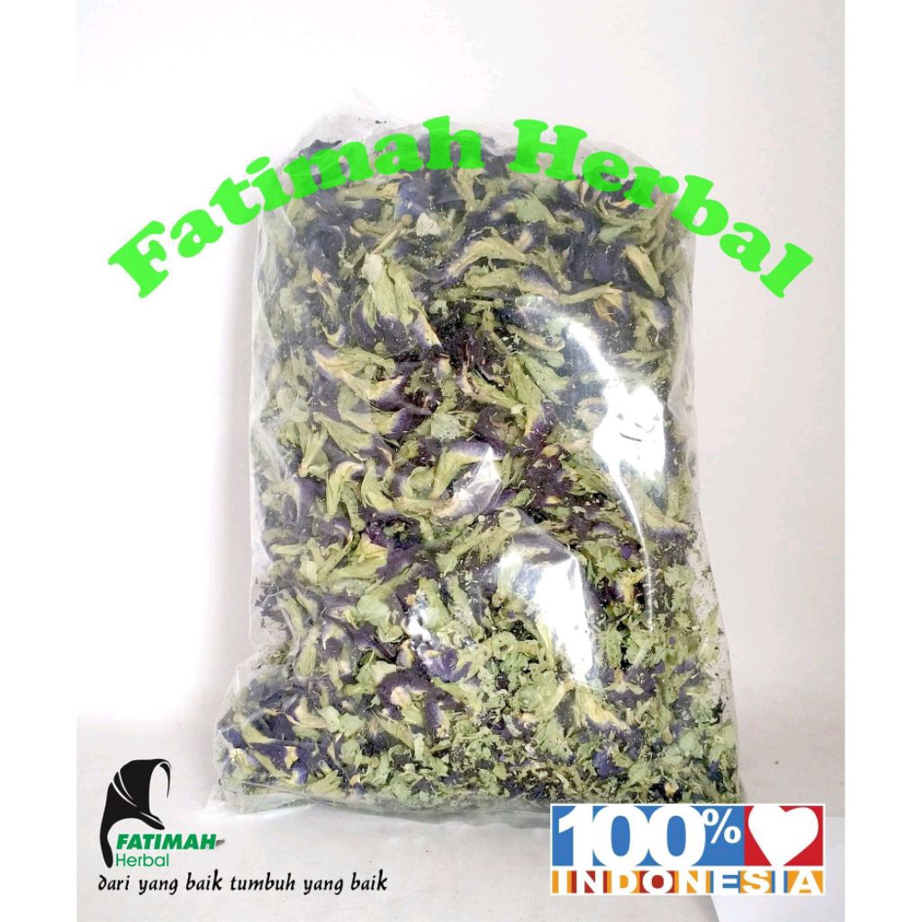 

Butterfly Flower Tea - Bunga Telang Kering - Teh Biru- 10 gram