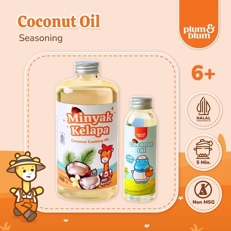 

Plum & Blum Coconut Cooking Oil Minyak MPASI BB Booster - 500 gram