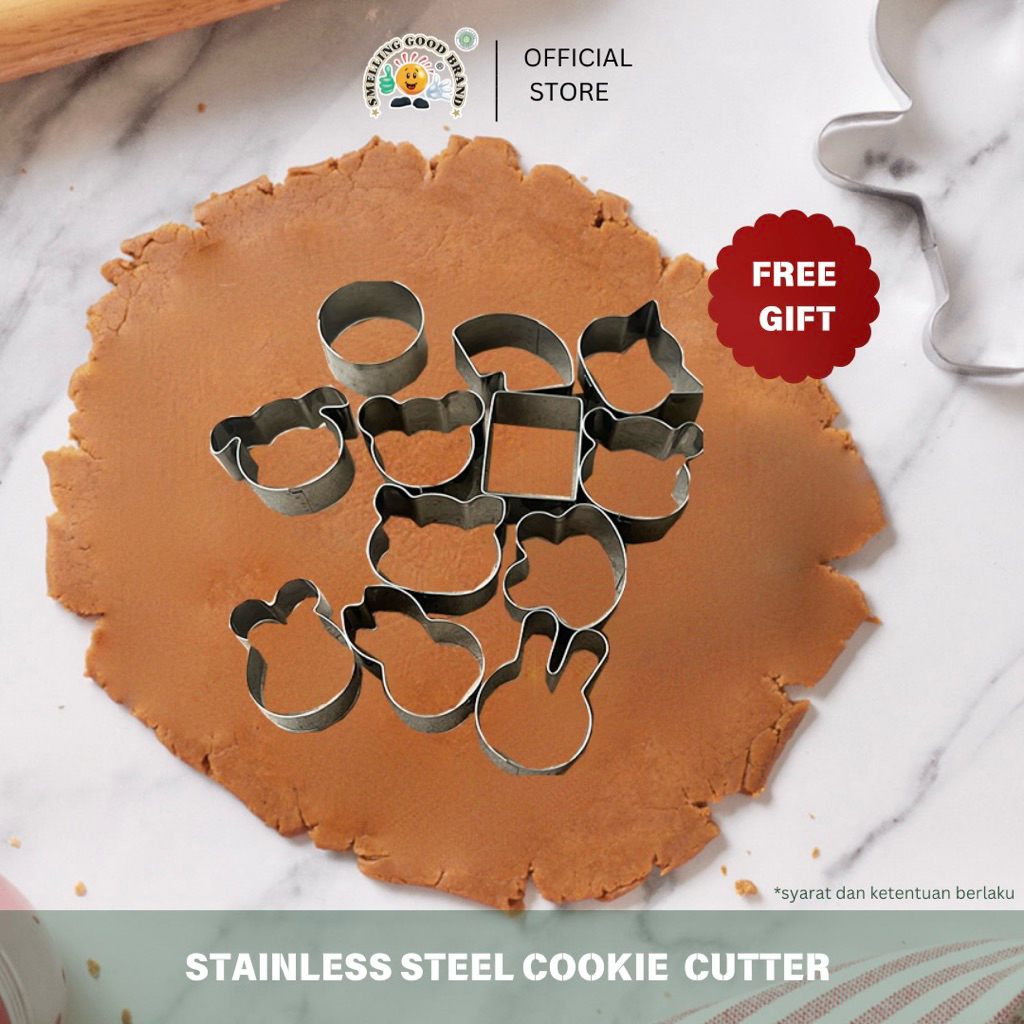 [FREE GIFT] Random Stainless Steel Mini Cookie Cutter Smelling Good Brand