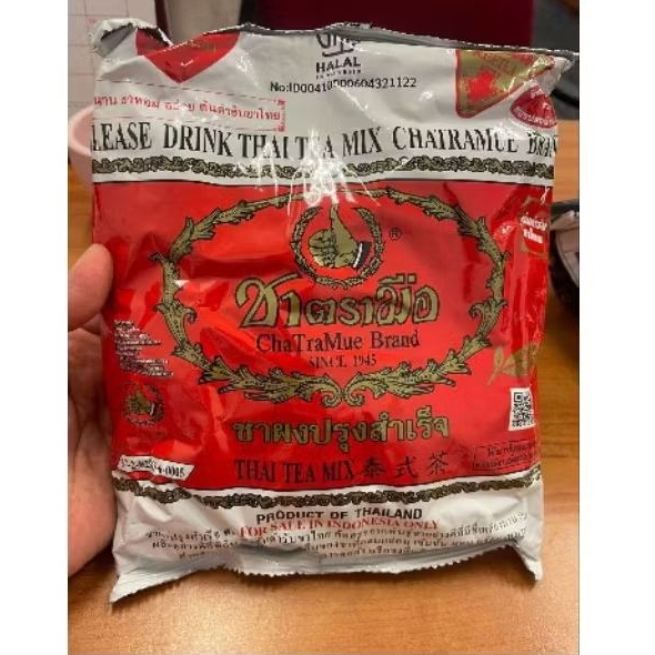 

lontong12 Merah Thai Tea Chatramue Original Thailand 400 Gram (BPOM)