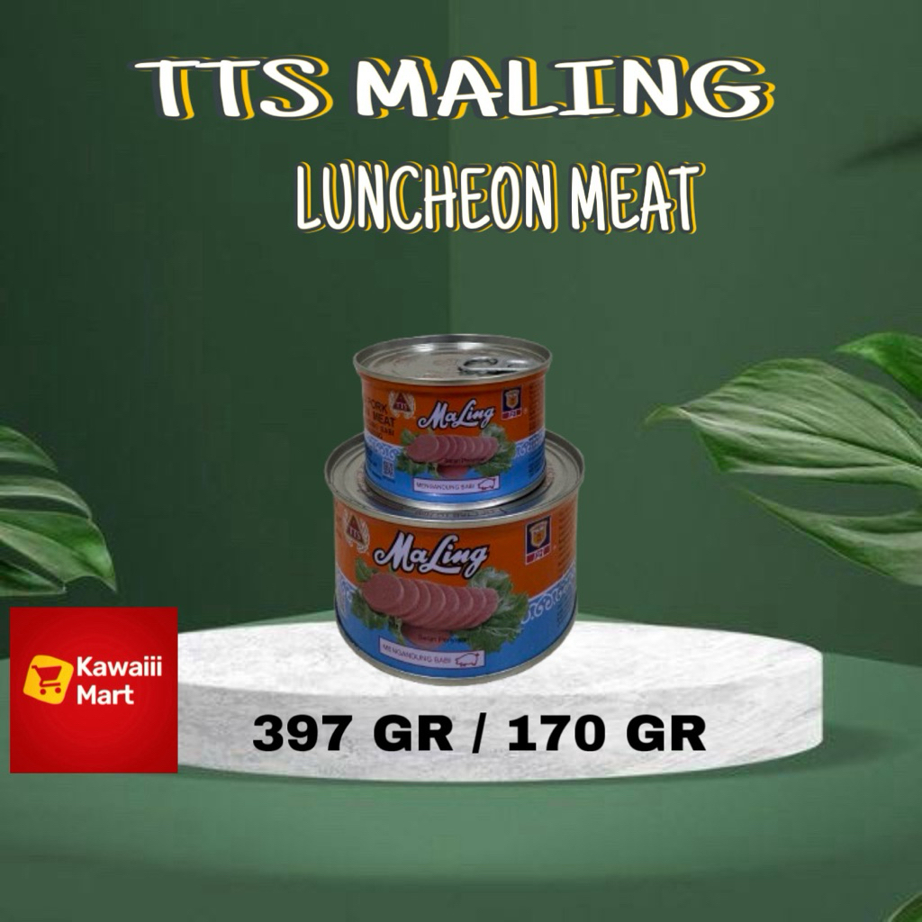 

Maling TTS uk BESAR 397gr Canned Pork Luncheon Meat