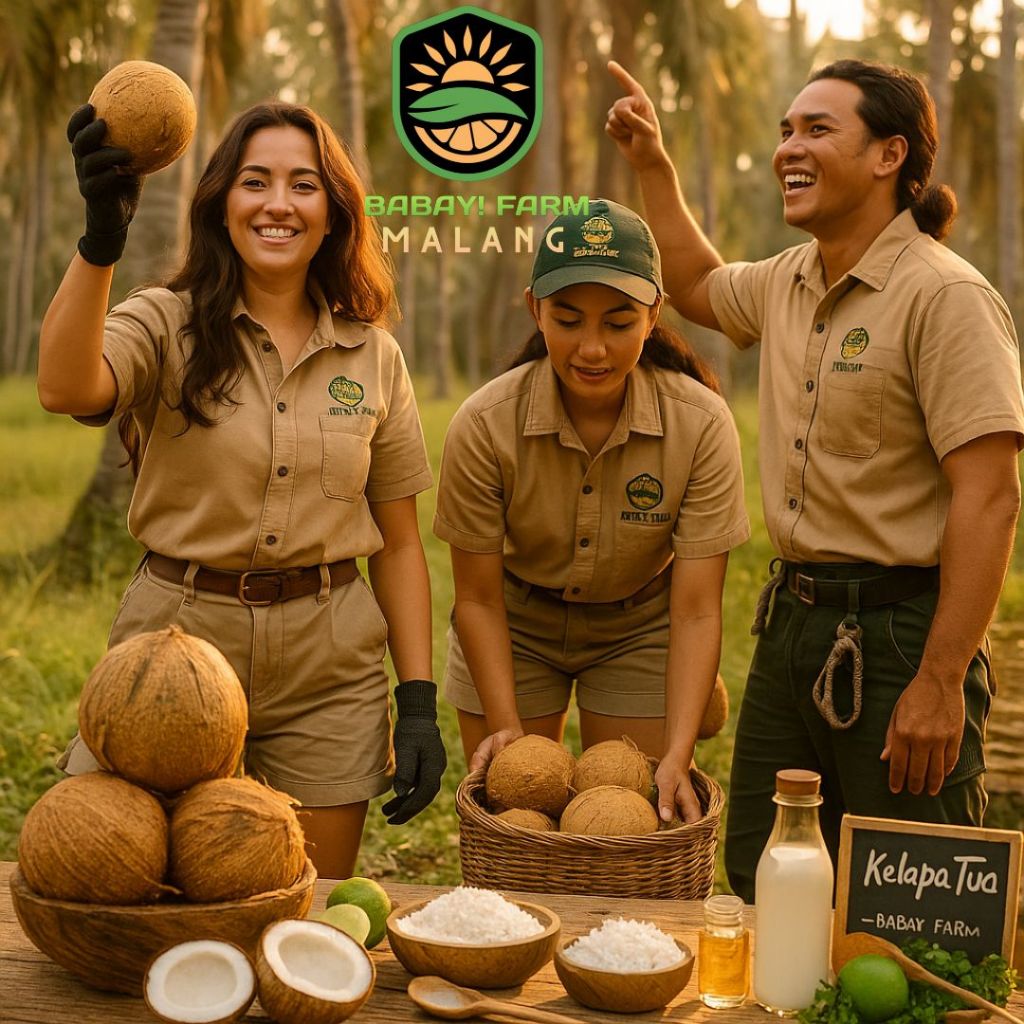 

Buah Kelapa Tua Lokal Utuh / Parut Santan