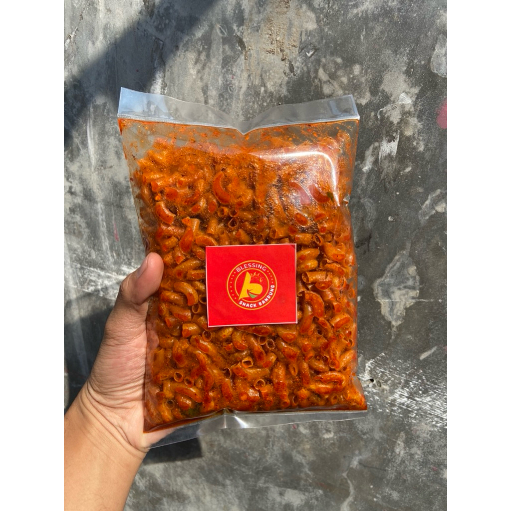 

“PROMO”MAKARONI GURIH PEDAS CIKRUH DAUN JERUK 250 GRAM-TIDAK PELIT BUMBU DI JAMIN KETAGIHAN