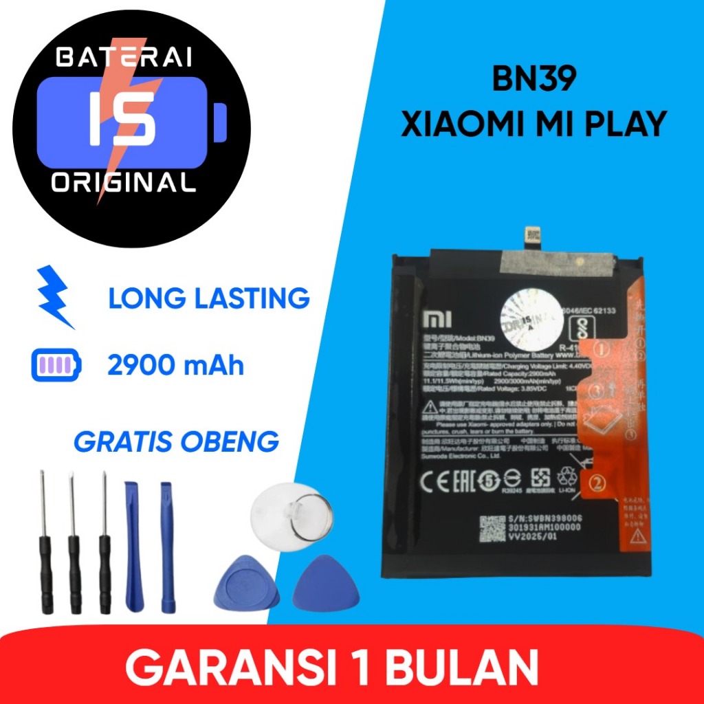 BATERAI BN39 XIAOMI MI PLAY / MI PLAY