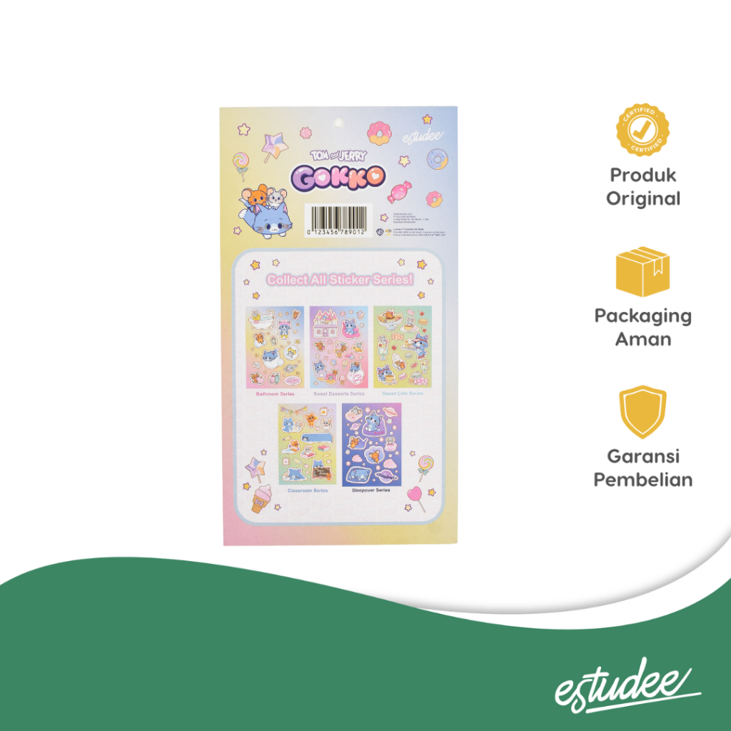 

ESTUDEE A6 STICKER SWEET CAFE GOKOO