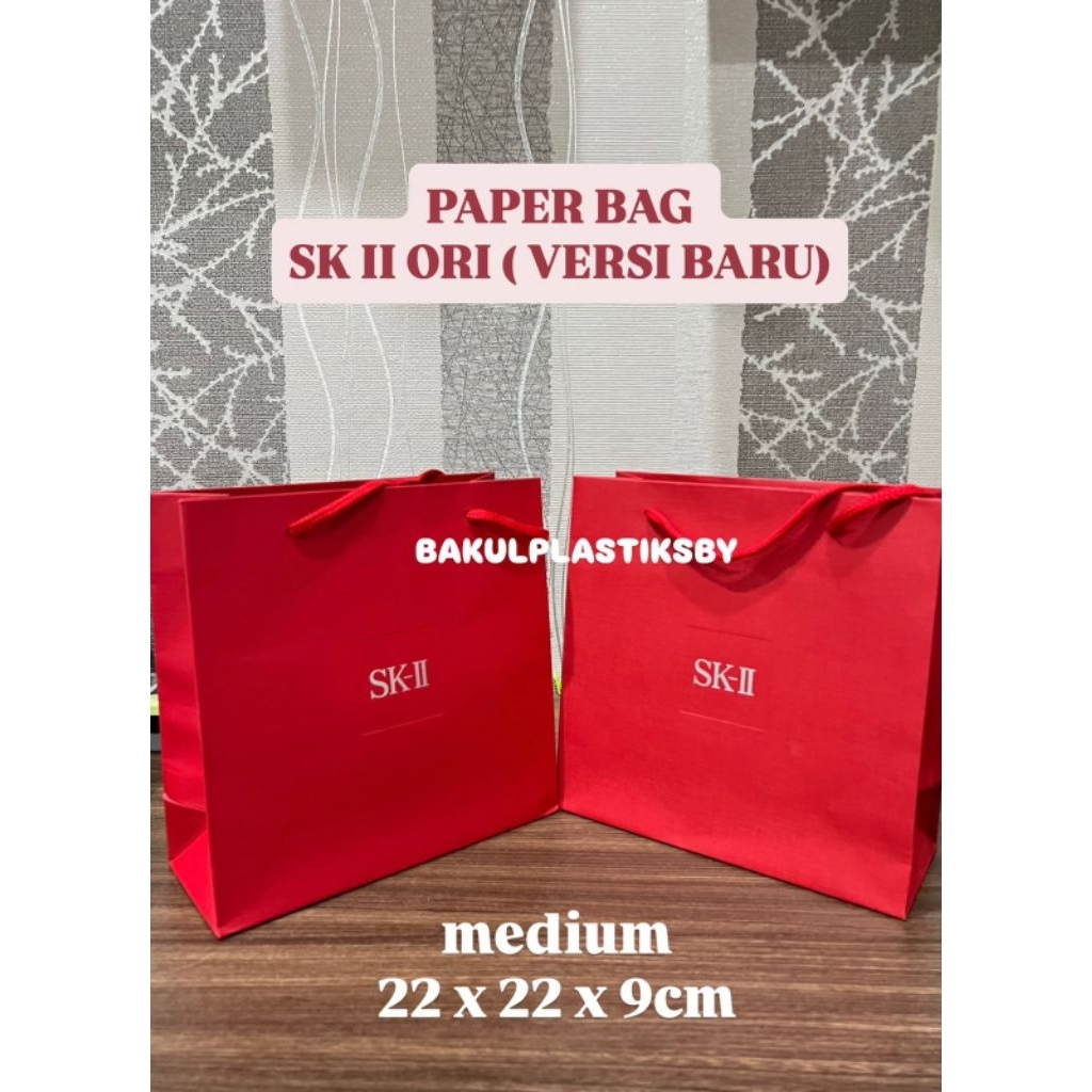 PAPER BAG SK II ORIGINAL / TAS ORIGINAL SK II / BOX KOSONG SK-II ORIGINAL