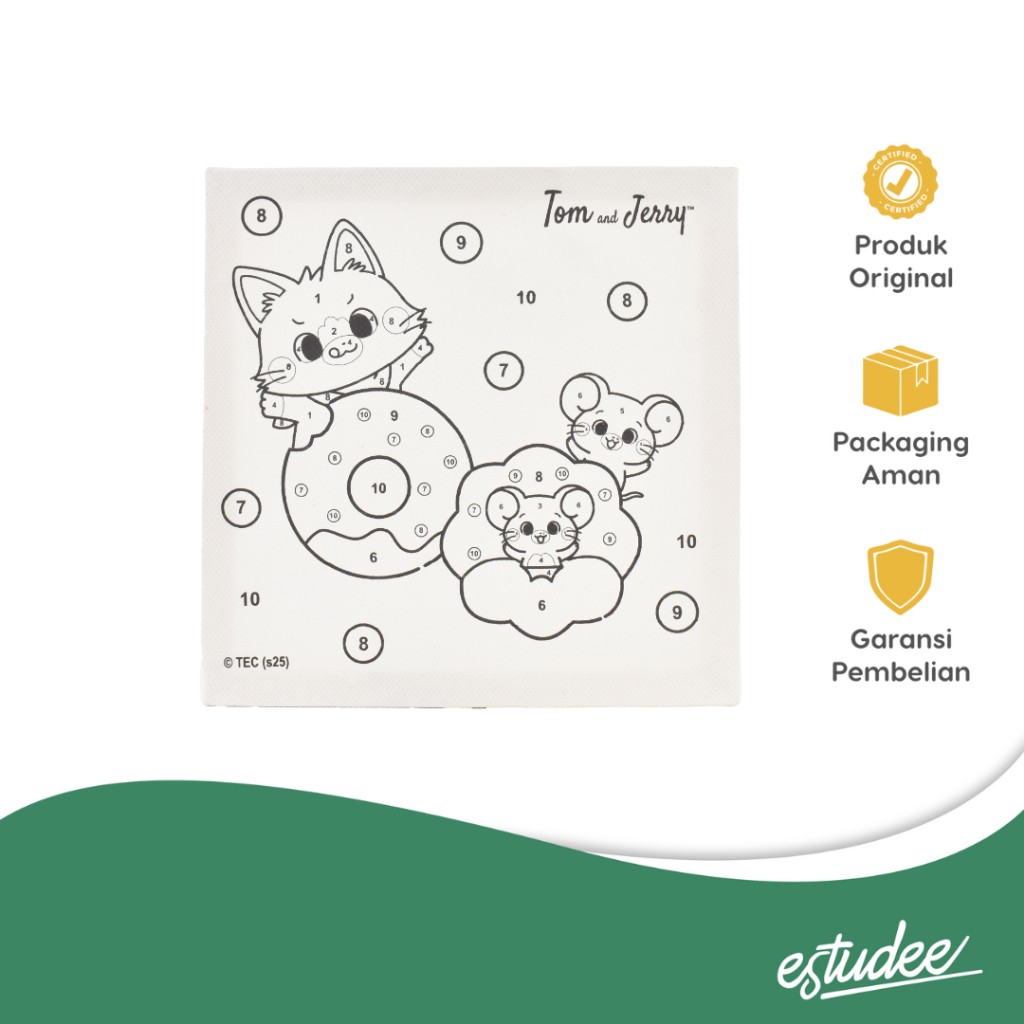 

ESTUDEE PAINT BY NUMBER 20X20 DOUGHNUT GOKKO