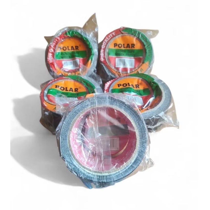 LAKBAN/isolasi KAiN HITAM polar 48MM 25 YARD CLOTH PER 1 ROLL