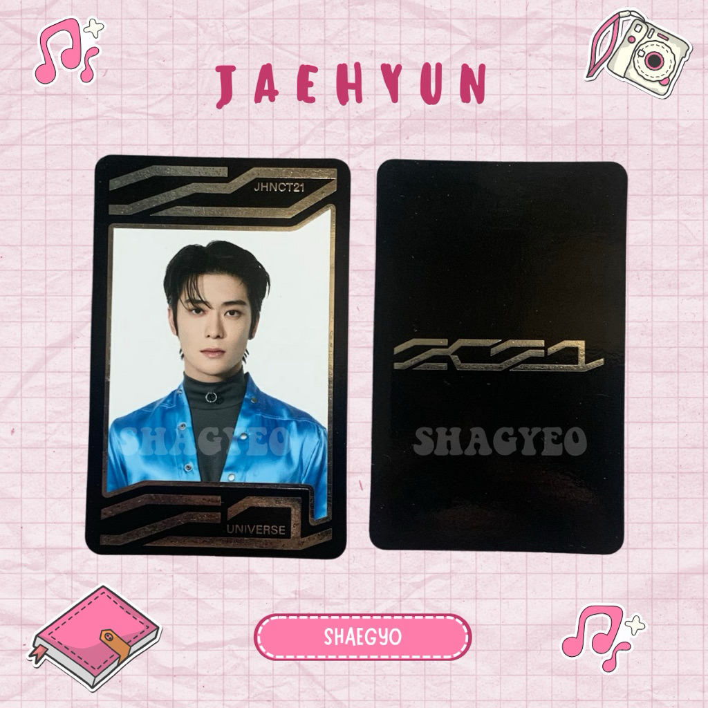 PHOTOCARD NCT UNIVERSE CARD PC OFFICIAL UC | JAEHYUN JENO TAEYONG JUNGWOO