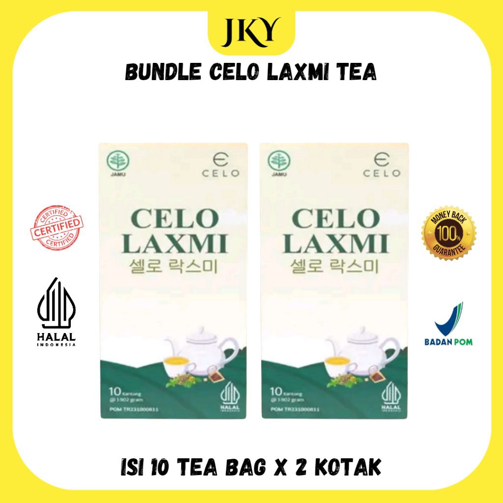 

(READY STOCK SIAP KIRIM) BUNDLE 2 BOX CELO PREMIUM LAXMITEA 10 TEA BAG - celo.beaute - celobeautebycece - celobeauteofficial