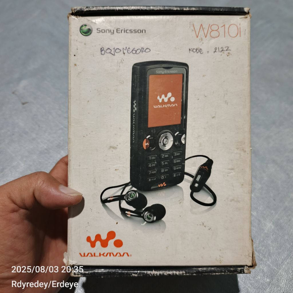 Dusbook Hp Sony Ericsson W810i