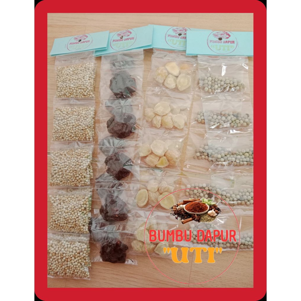 

(1000) Bumbu rentengan/rempah rentengan murah 1 rtg isi 10 pcs