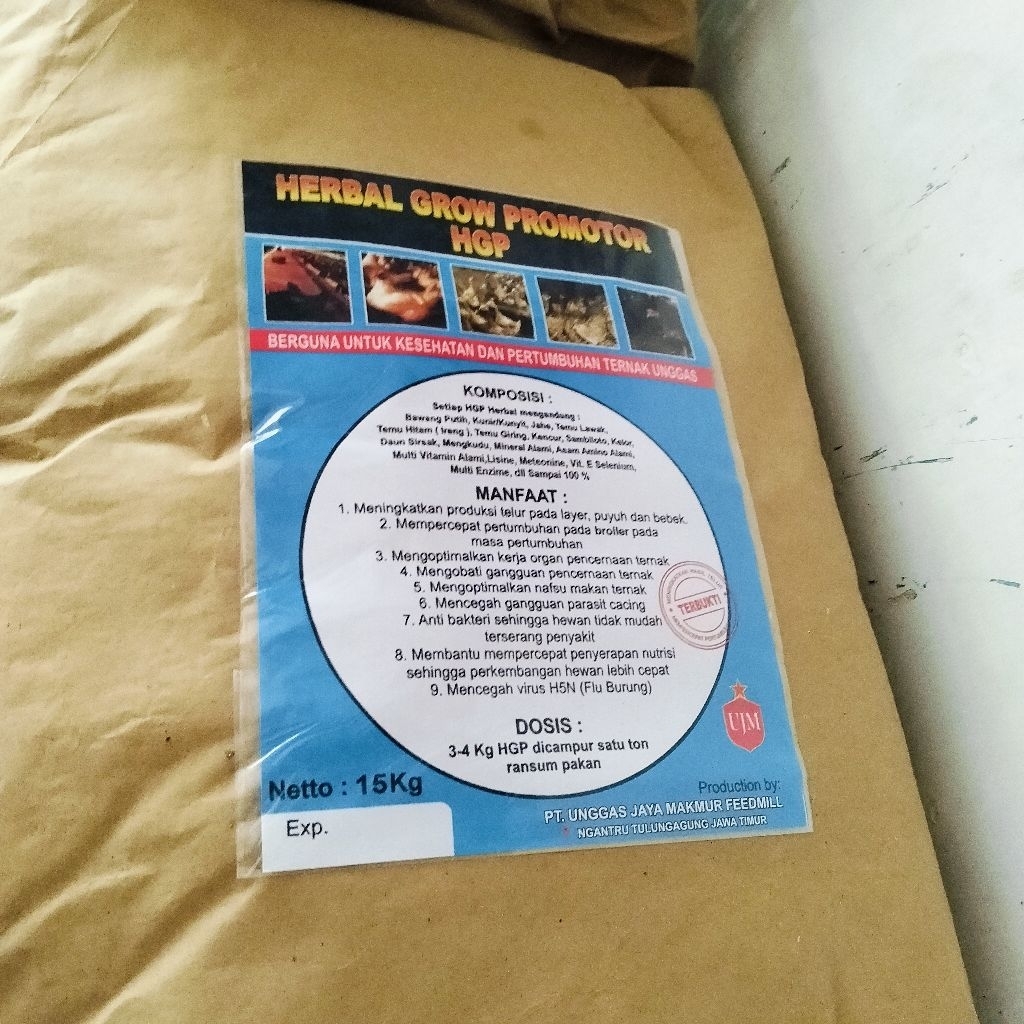 Herbal Grow Promotor (HGP) 1 SAK 15 kg