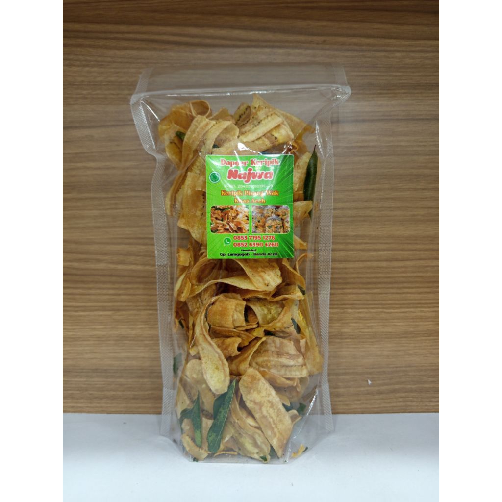 

keripik daun kari khas aceh