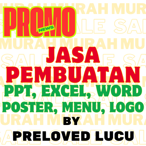 Jasa Pembuatan PPT Word Excel PDF Poster Menu Logo Murah Cepat Revisi sampai Final Canva  Microsoft.