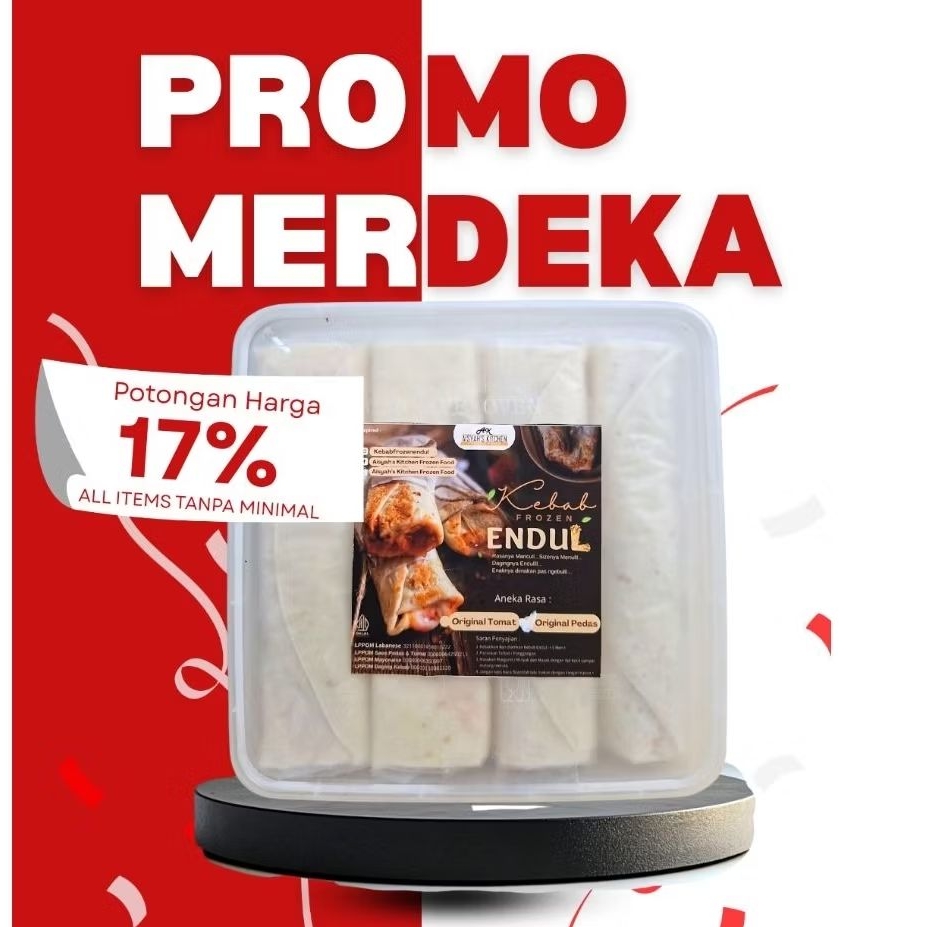 

Kebab Frozen Endul Jumbo Original 700 Gram