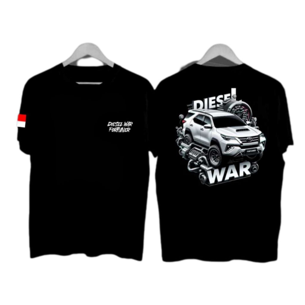 KAOS DIESEL WAR FORTUNER//TSHIRT NEW