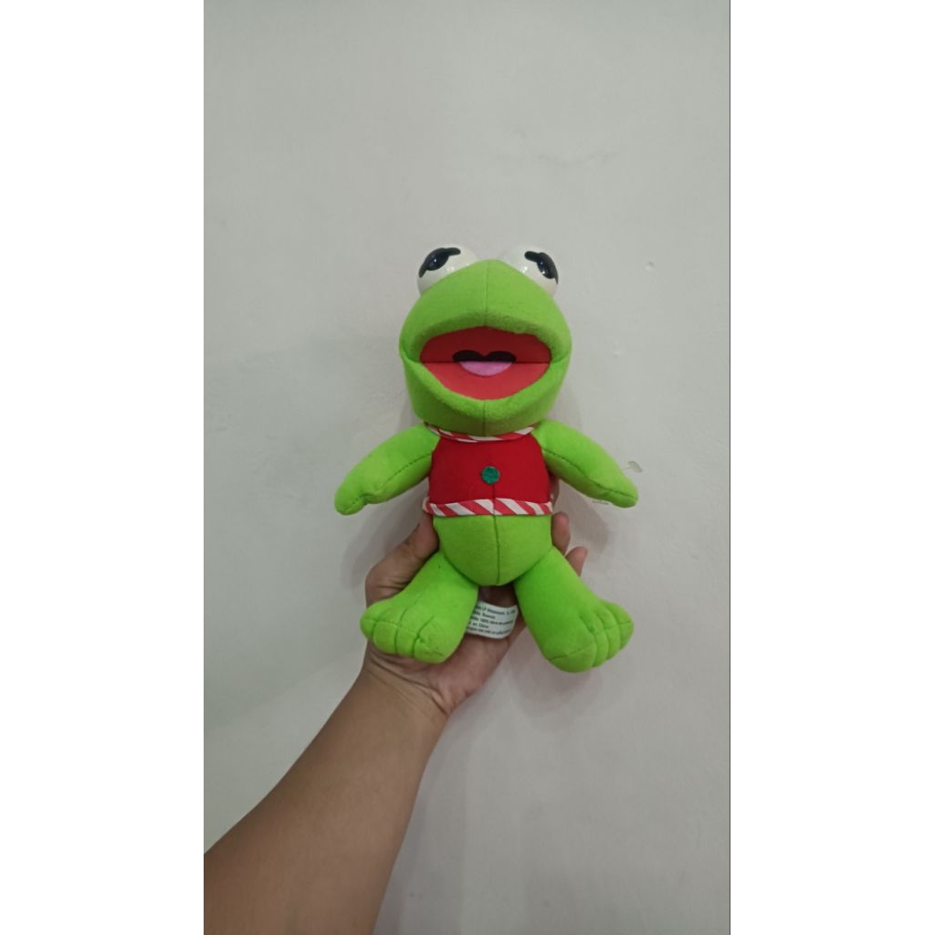 Boneka Kodok Kermit Mata Keras Ori