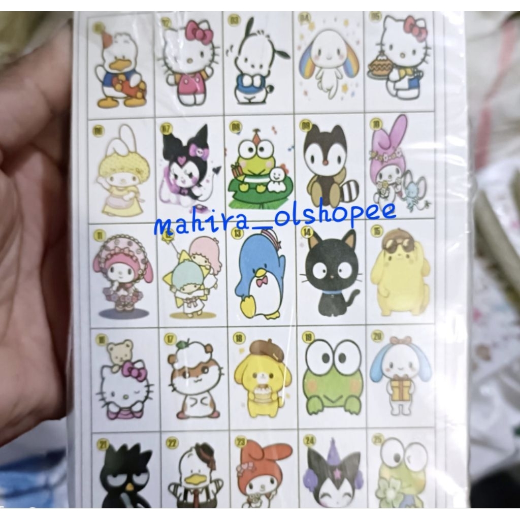 

Stiker SANRIO Murah isi 500kotak (20 Lembar)
