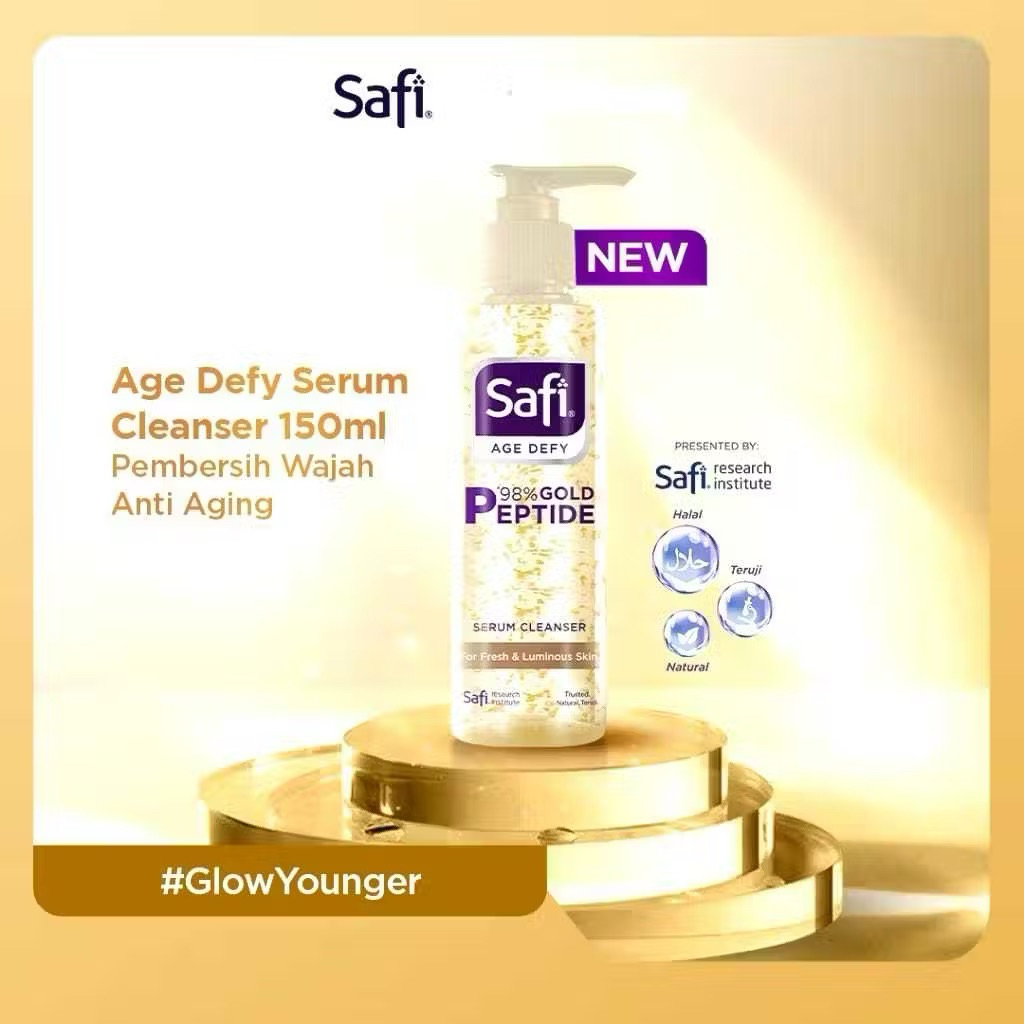 Safi Age Defy Serum Cleanser / Safi Age Defy 98% Gold Peptide Serum Cleanser / Safi Age Defy Gold Pe
