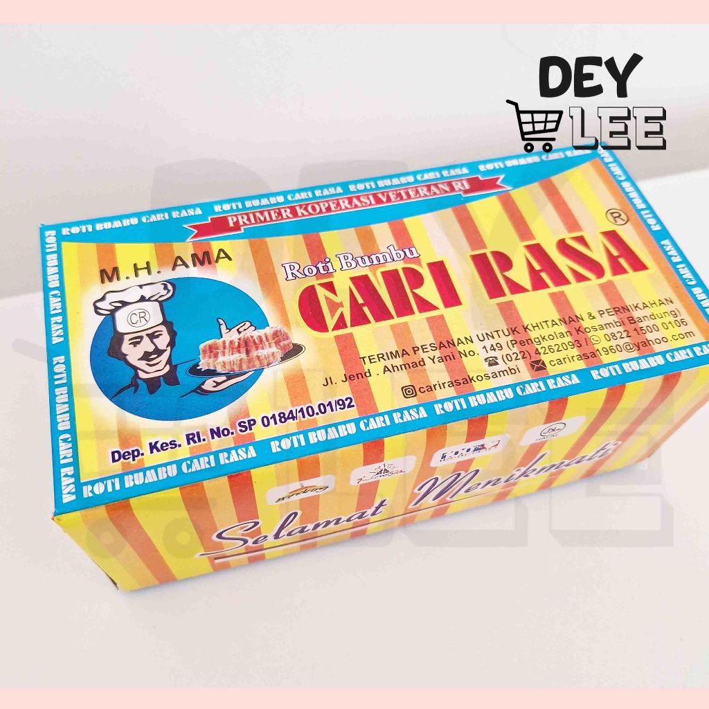 

Roti Bumbu CARI RASA per 1 box isi 10 potong ALL VARIANT Fresh Halal Bandung