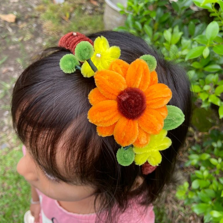 Bando Bunga DIY by Seraphicflo | Bando Besar