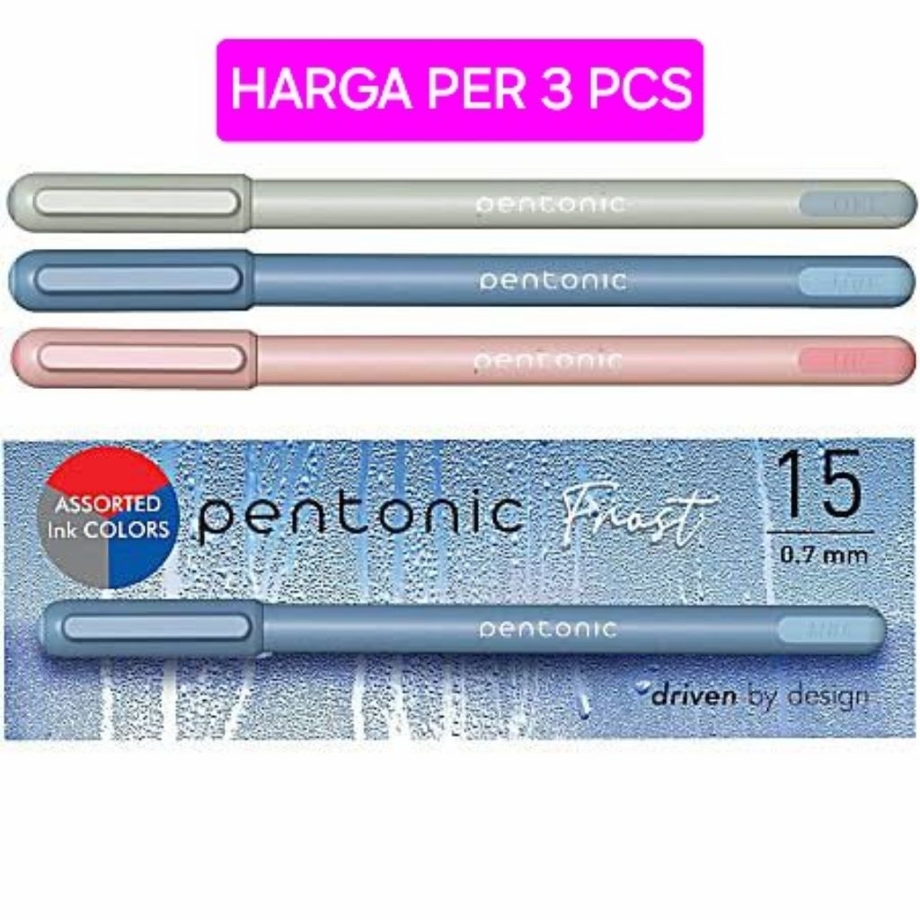 

Pentonic Ball Pen Frost Original 0.7 mm (3 Pcs)