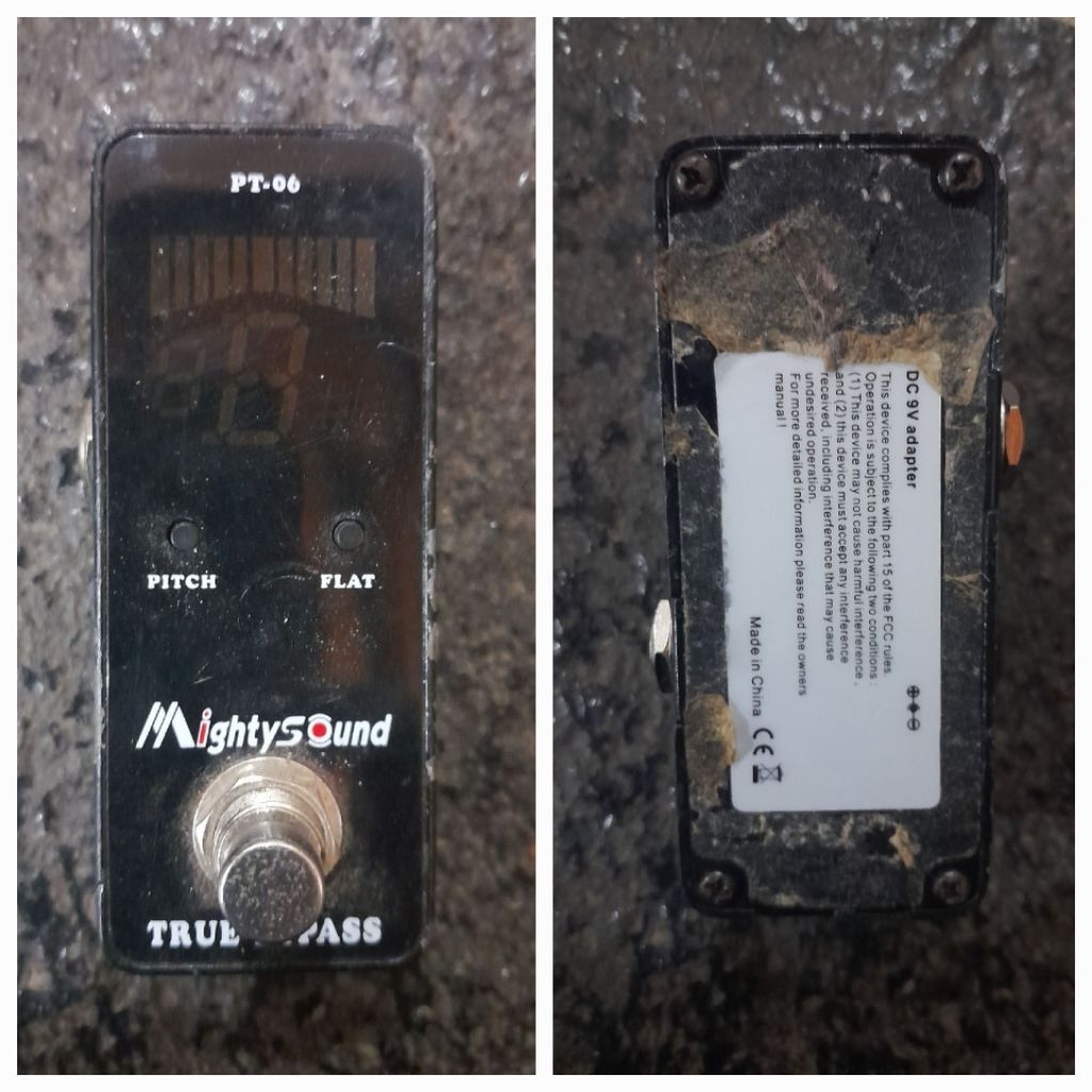 Efek Gitar/Bass - Digital Tuner MightySound PT-06