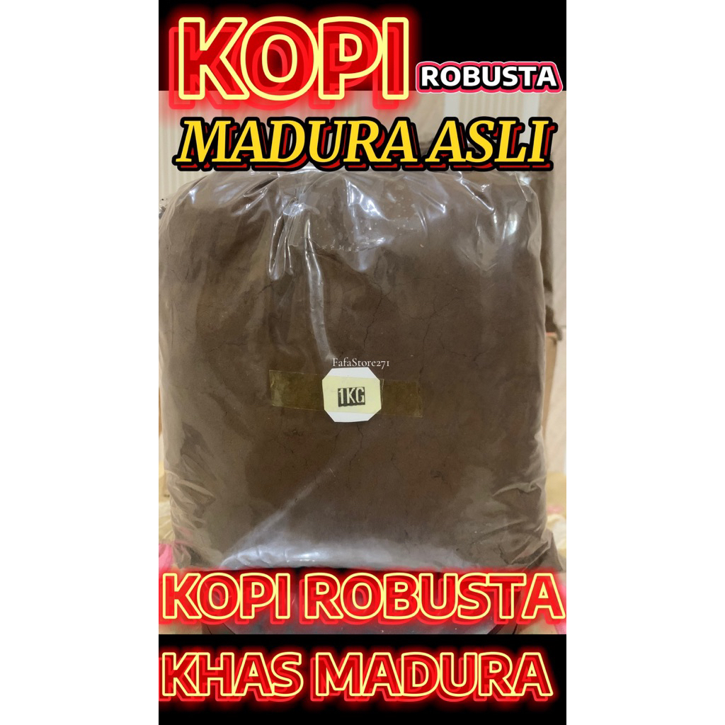 

Kopi bubuk hitam Madura-1kg kopi Madura-terlaris-asli mantap