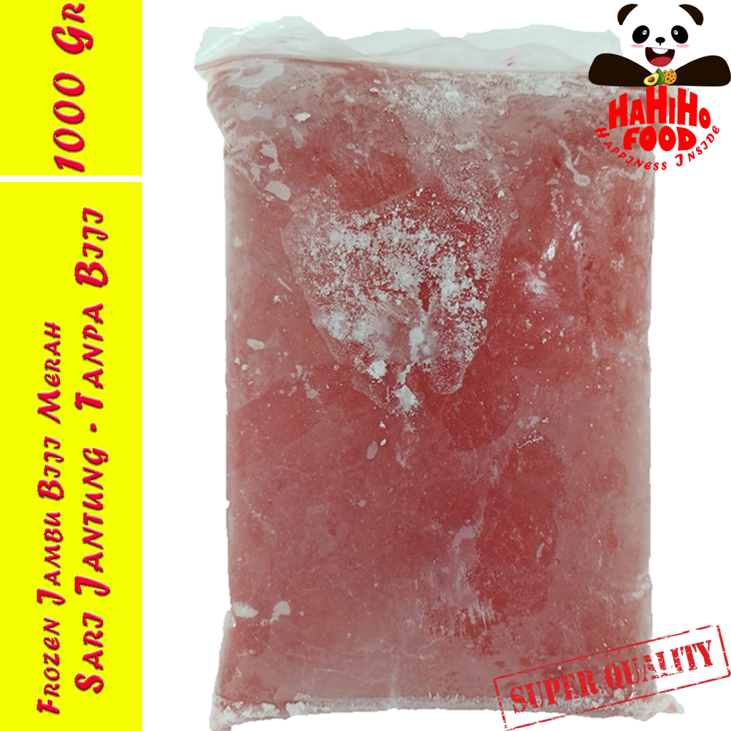 

HaHiHo FOOD Frozen Jambu Biji Sari Jantung Beku | Frozen Sari Jantung Jambu Biji Merah Beku Tanpa Biji | Frozen Guava Core Seedless