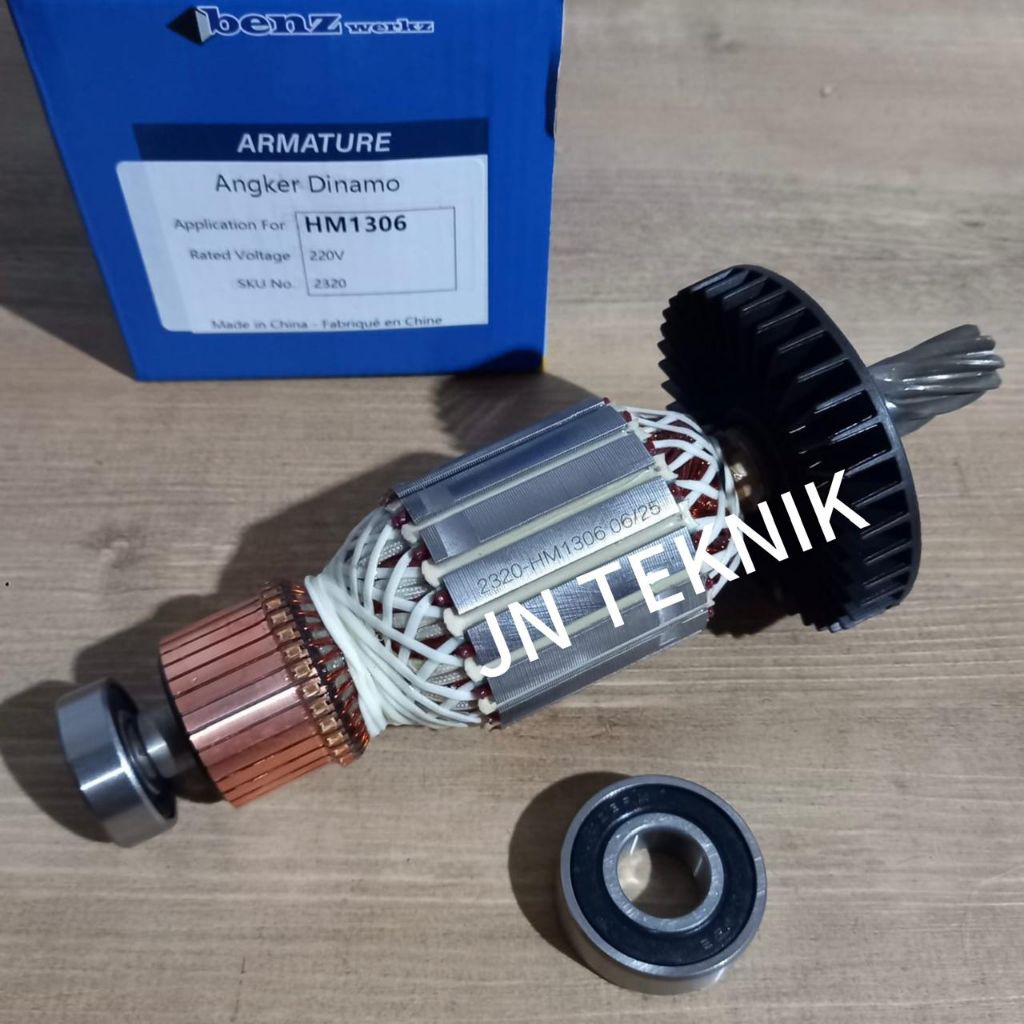 BENZ ARMATURE MAKITA HM1306 ANGKER MESIN BOBOK MAKITA HM1306 HM 1306