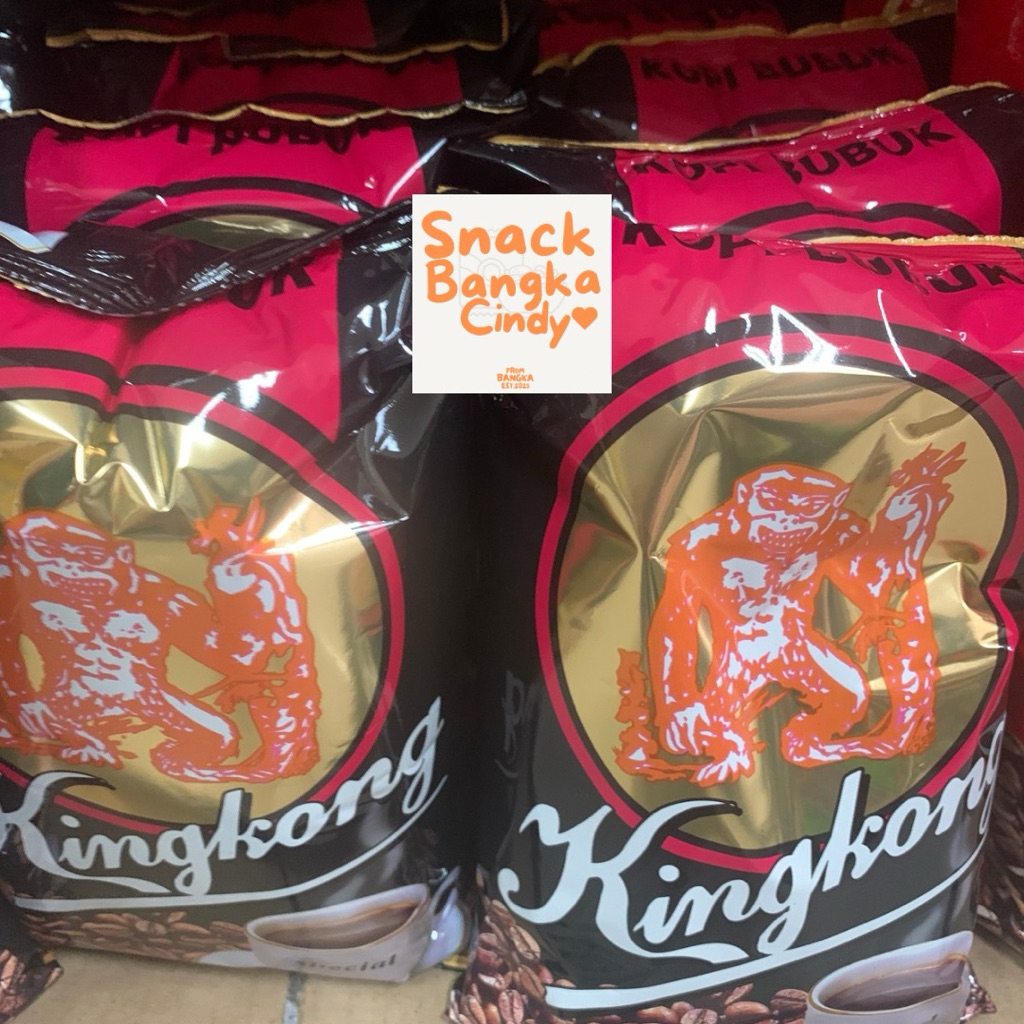 

Kopi Kingkong Asli Bangka Hitam 400 gr Snack Bangka