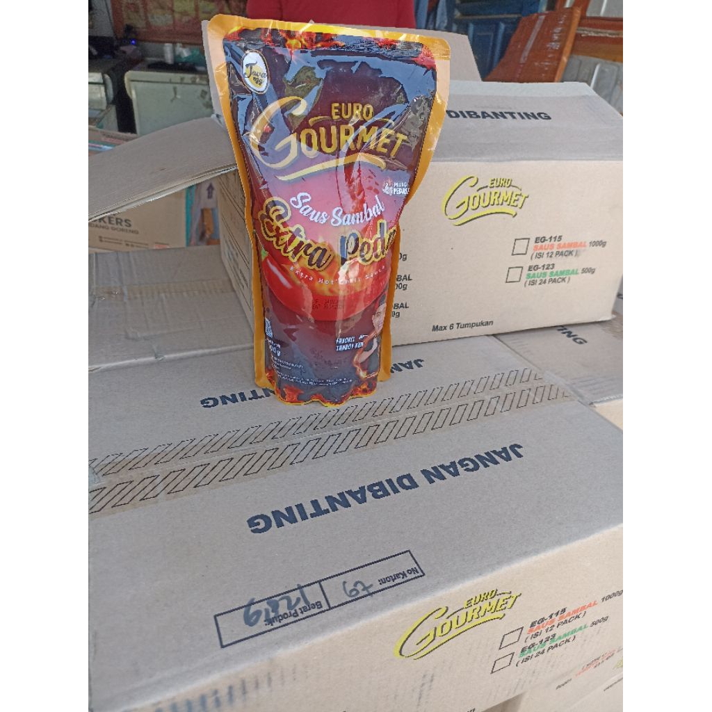 

SAOS SAMBAL EXTRA PEDAS GOURMET 1kg 1karton/12pcs ekonomis