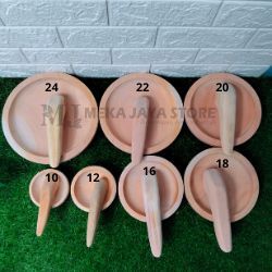 Cobek Kayu & Ulekan / Alat Dapur - Alat Perlengkapan Dapur